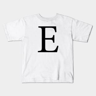 Black Epsilon Kids T-Shirt